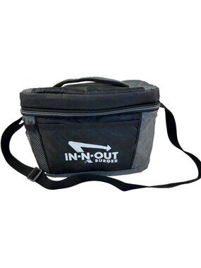 In-N-Out Burger Insulated Cooler Lunch Tote Black Bag